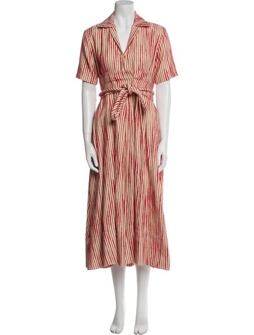 Rosie Assoulin Striped Long Dress