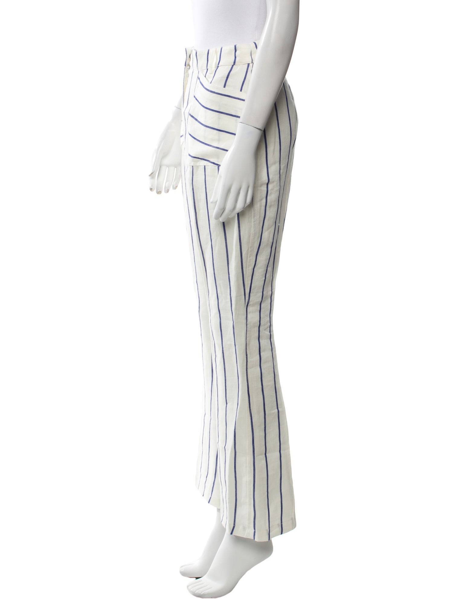 Rosie Assoulin Linen Straight Leg Pants