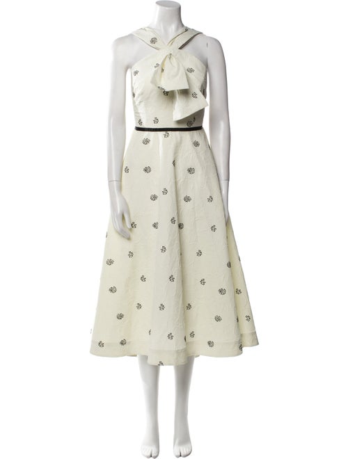 Rosie Assoulin Floral Print Long Dress