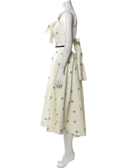 Rosie Assoulin Floral Print Long Dress