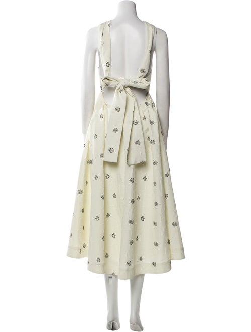 Rosie Assoulin Floral Print Long Dress