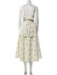 Rosie Assoulin Floral Print Long Dress