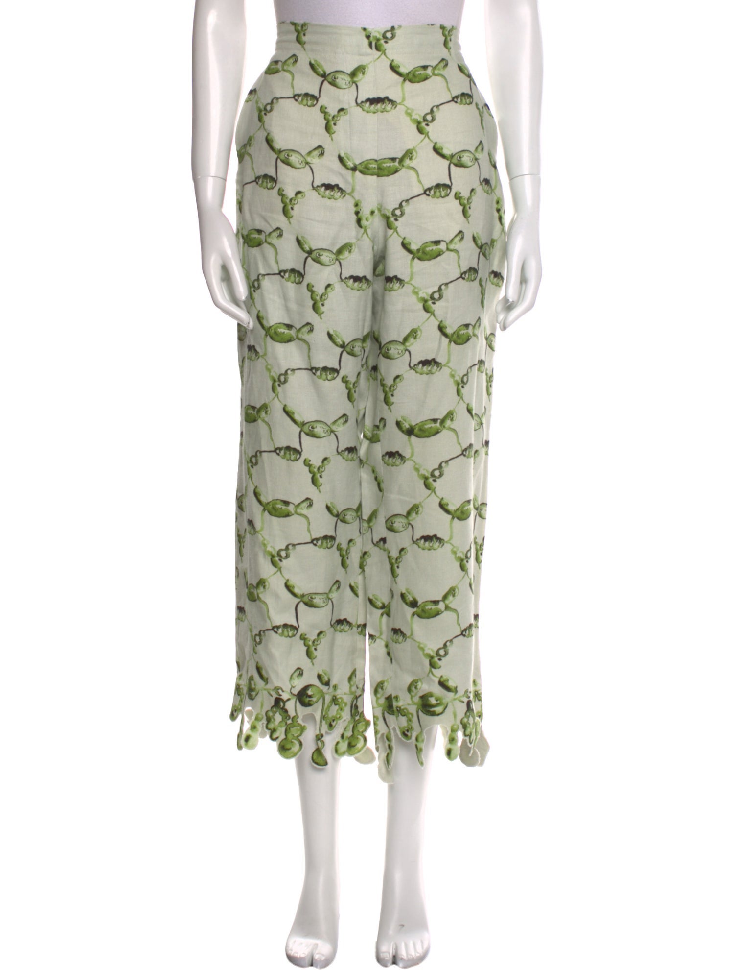 Rosie Assoulin Linen Wide Leg Pants