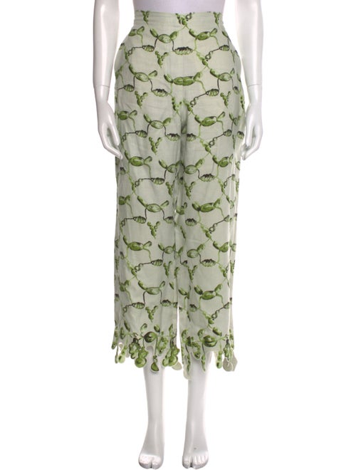 Rosie Assoulin Linen Wide Leg Pants