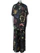 Rosie Assoulin Silk Printed Pant Set