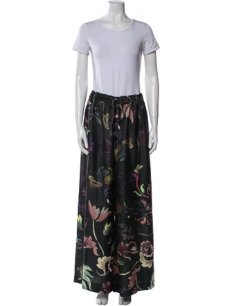 Rosie Assoulin Silk Printed Pant Set