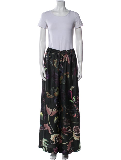 Rosie Assoulin Silk Printed Pant Set