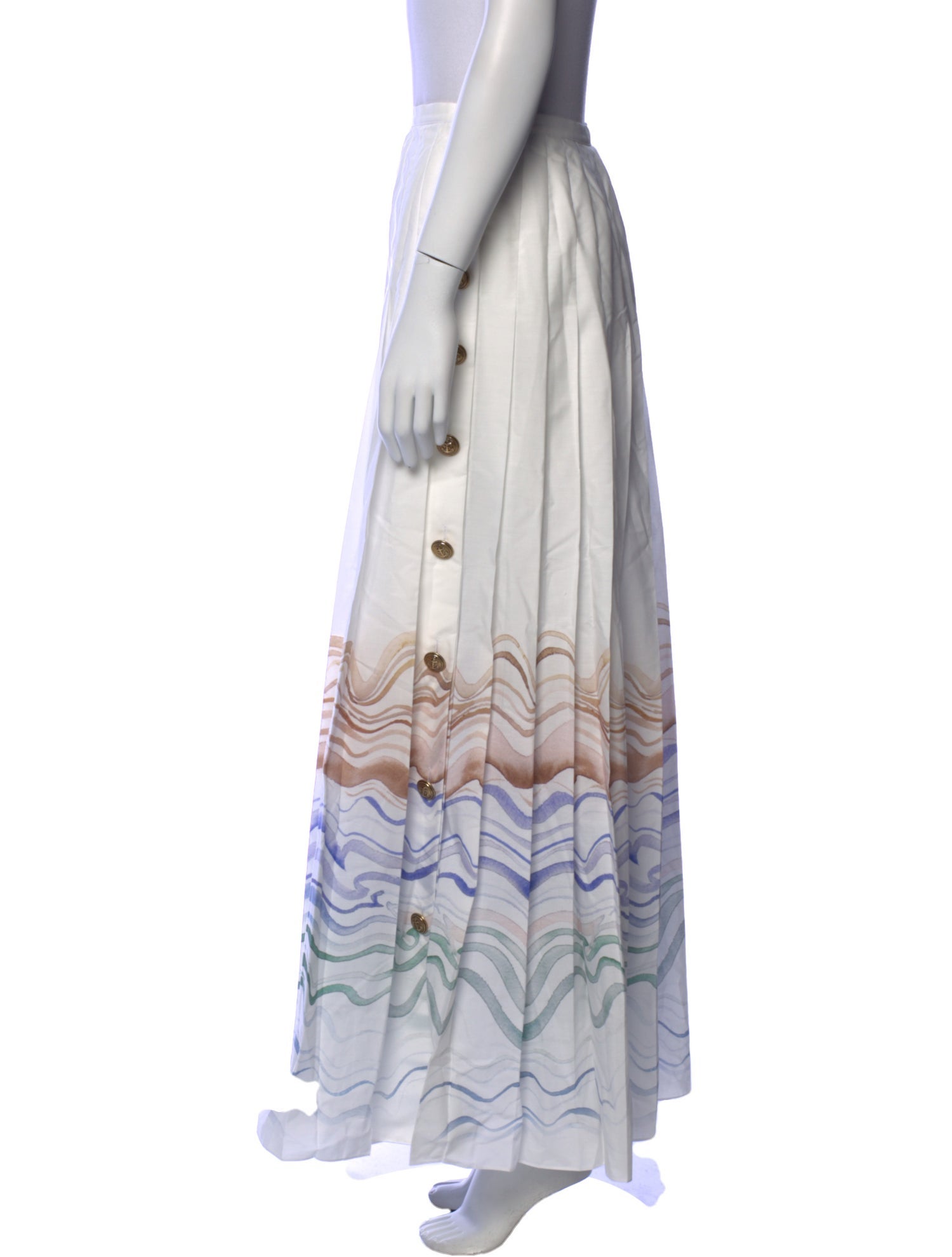 Rosie Assoulin Floral Print Long Skirt w/ Tags