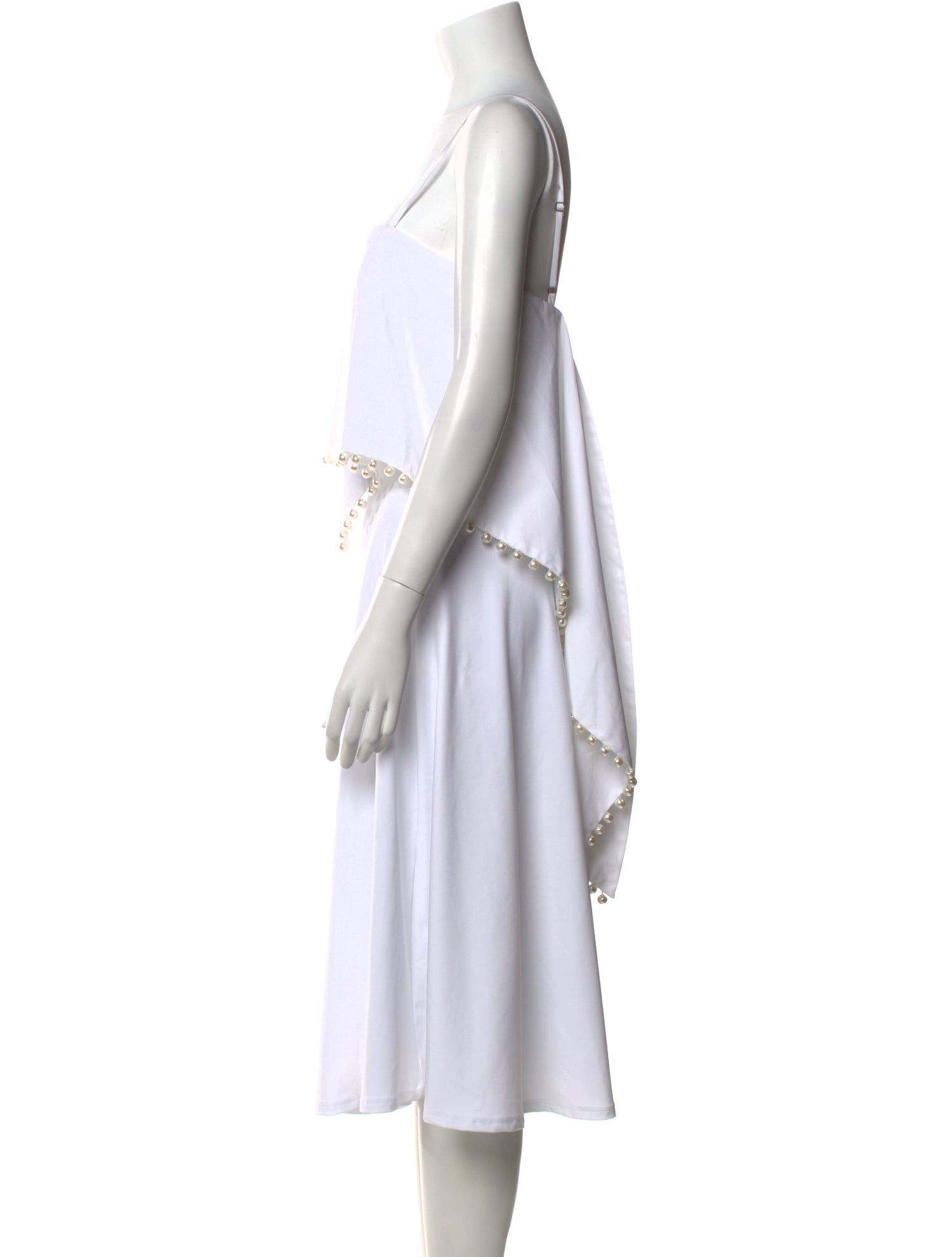 Rosie Assoulin Square Neckline Sleeveless Crop Top