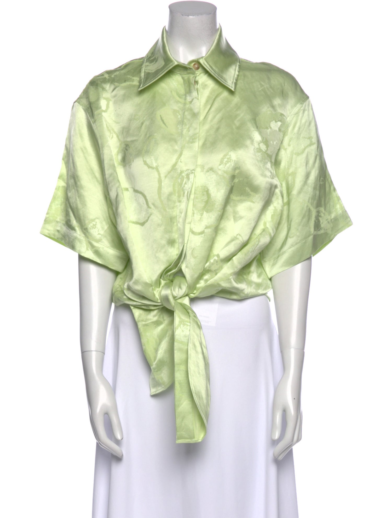 Rosie Assoulin Short Sleeve Crop Top w/ Tags