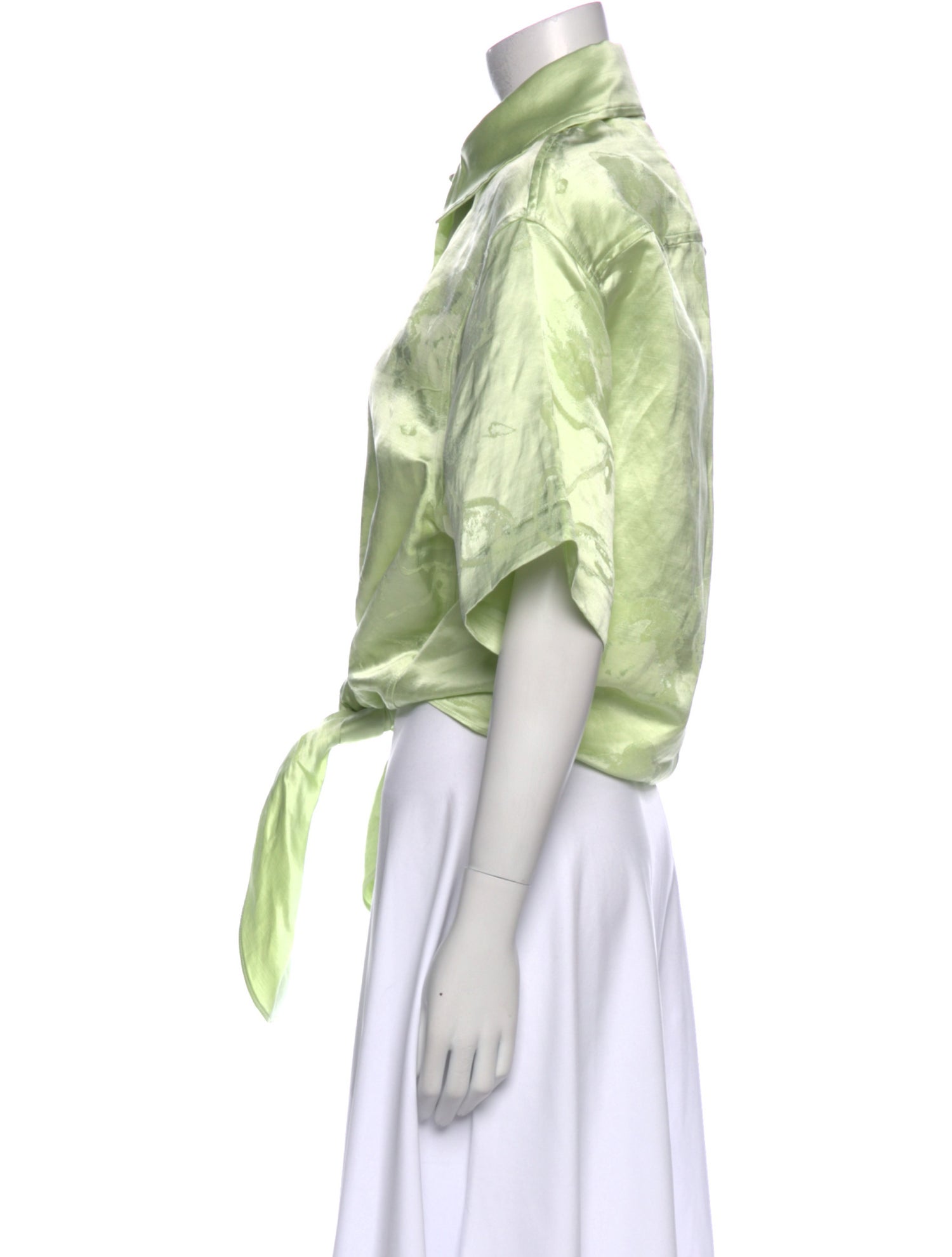 Rosie Assoulin Short Sleeve Crop Top w/ Tags