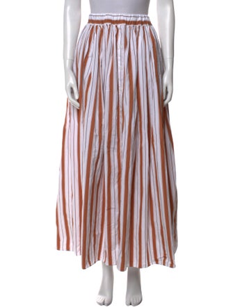 Rosie Assoulin Striped Long Skirt