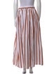 Rosie Assoulin Striped Long Skirt