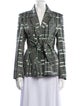 Rosie Assoulin Plaid Print Blazer