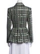 Rosie Assoulin Plaid Print Blazer