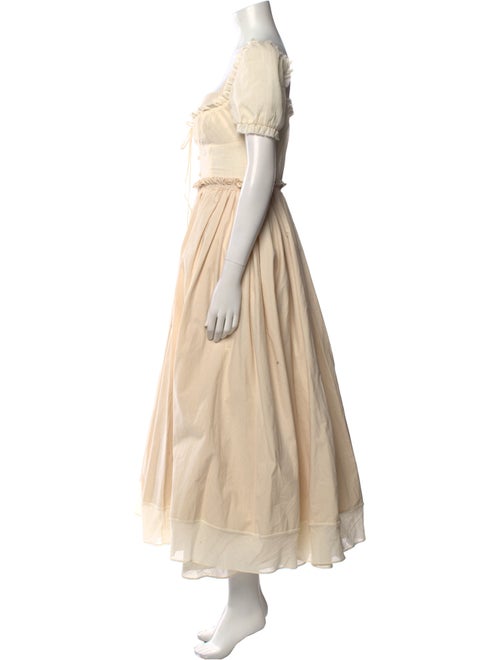 Rosie Assoulin Square Neckline Long Dress