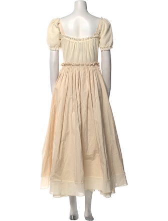 Rosie Assoulin Square Neckline Long Dress