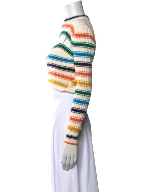 Rosie Assoulin Striped Crew Neck Sweater