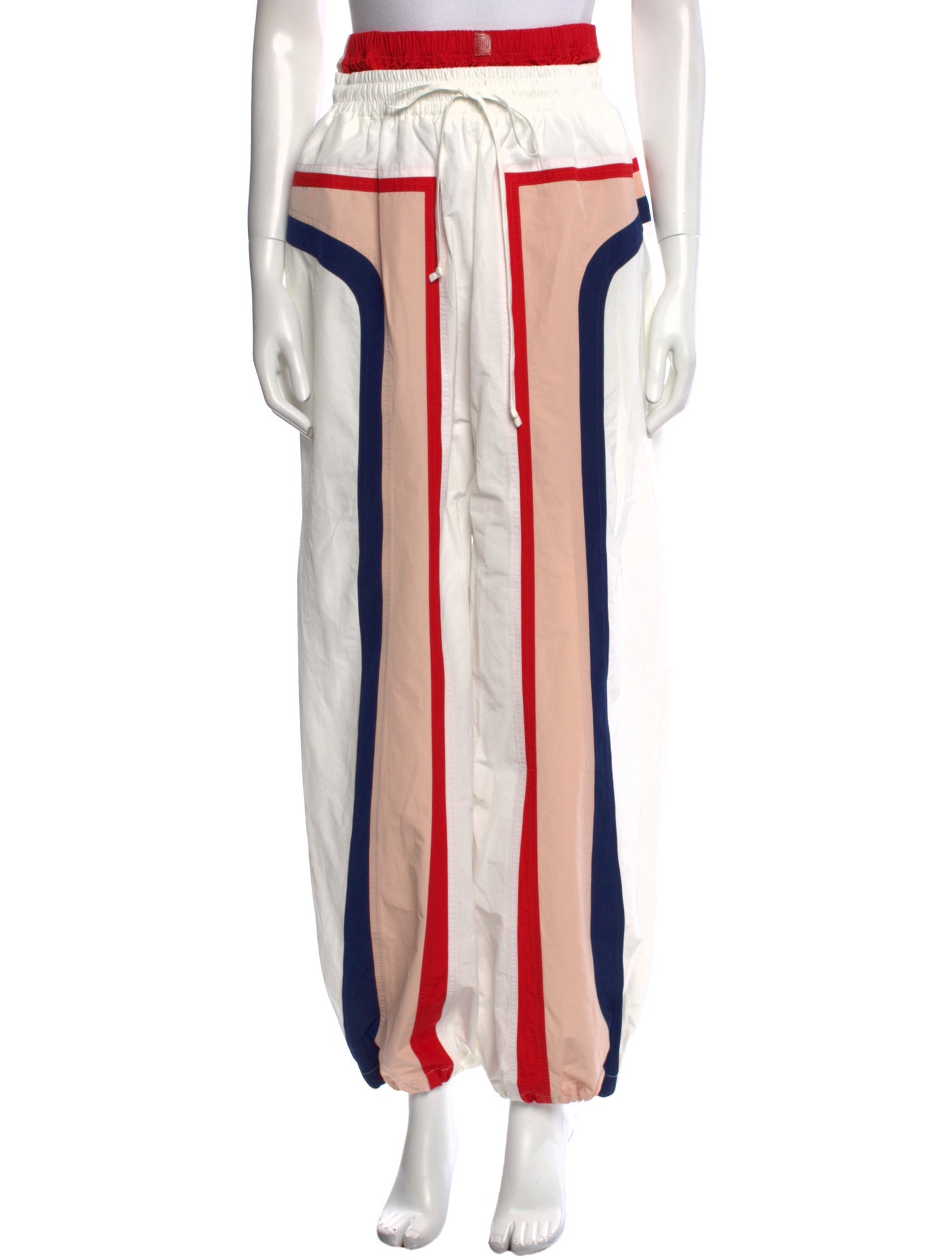 Rosie Assoulin Striped Straight Leg Pants