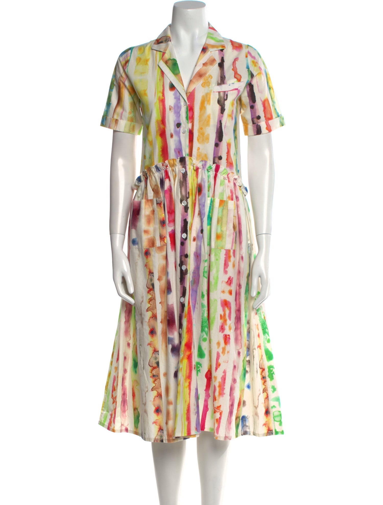 Rosie Assoulin Printed Midi Length Dress