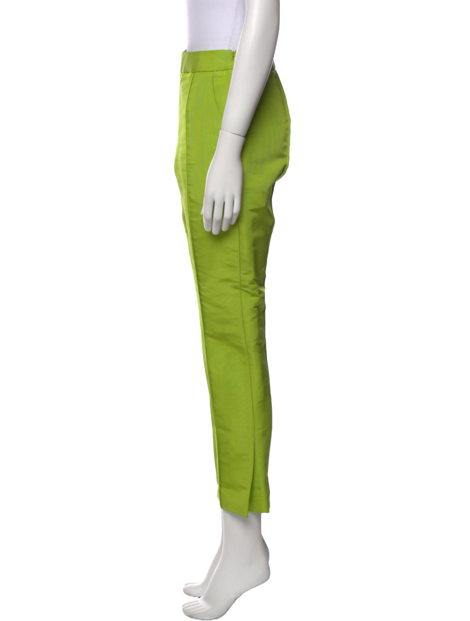 Rosie Assoulin Silk Straight Leg Pants