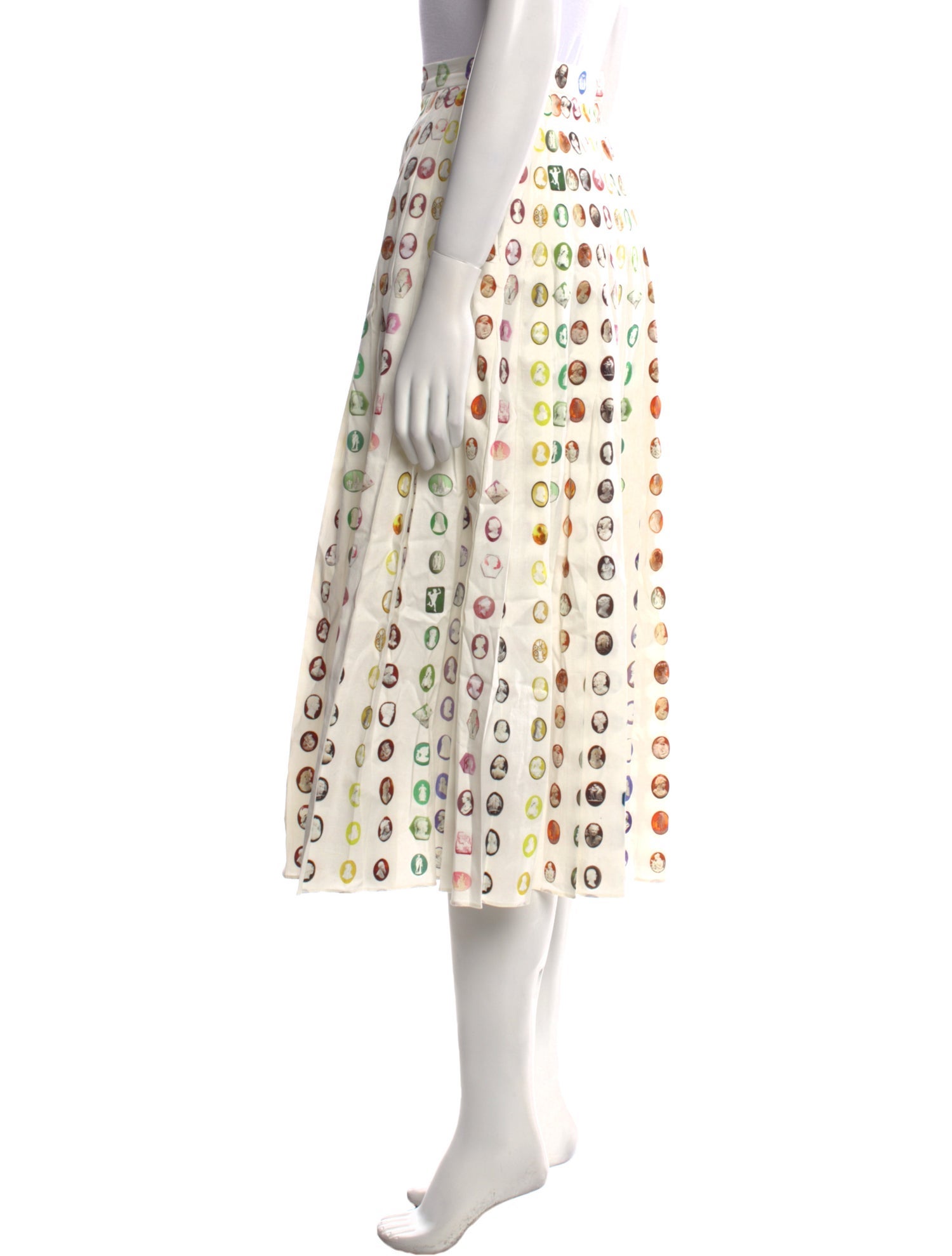 Rosie Assoulin Printed Midi Length Skirt