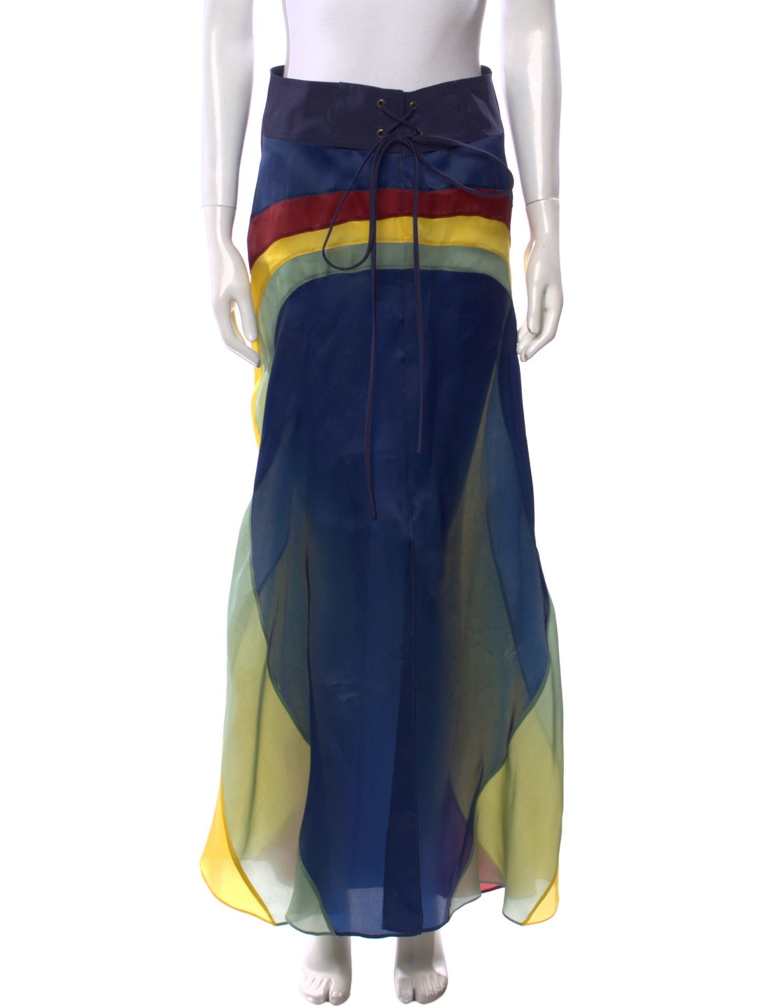 Rosie Assoulin Silk Long Skirt w/ Tags