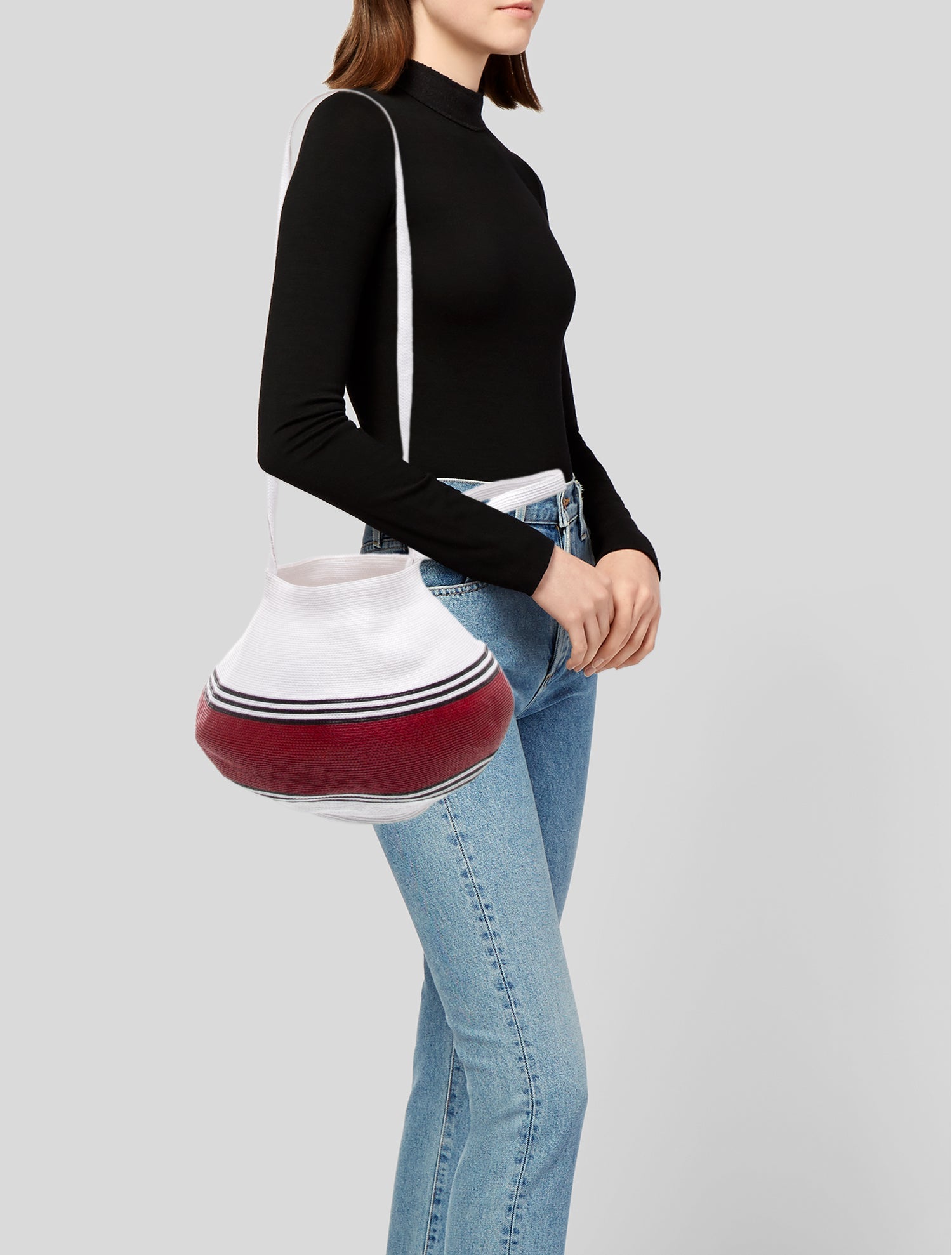 Rosie Assoulin Raffia Shoulder Bag