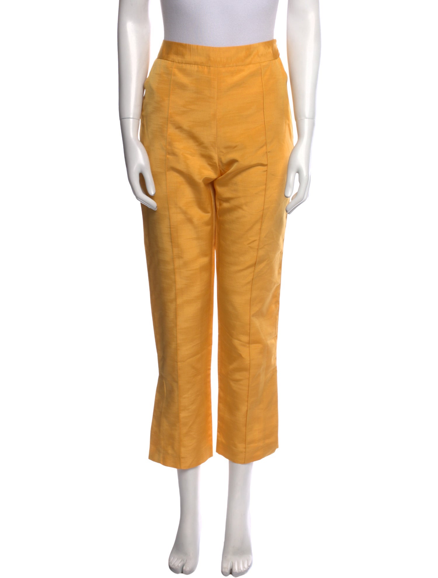 Rosie Assoulin Silk Straight Leg Pants