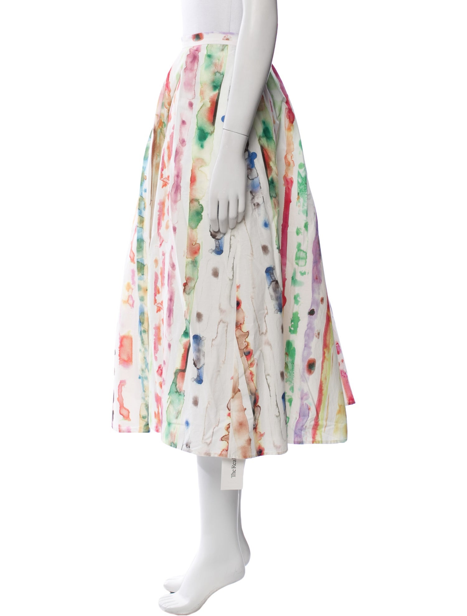 Rosie Assoulin Printed Midi Length Skirt