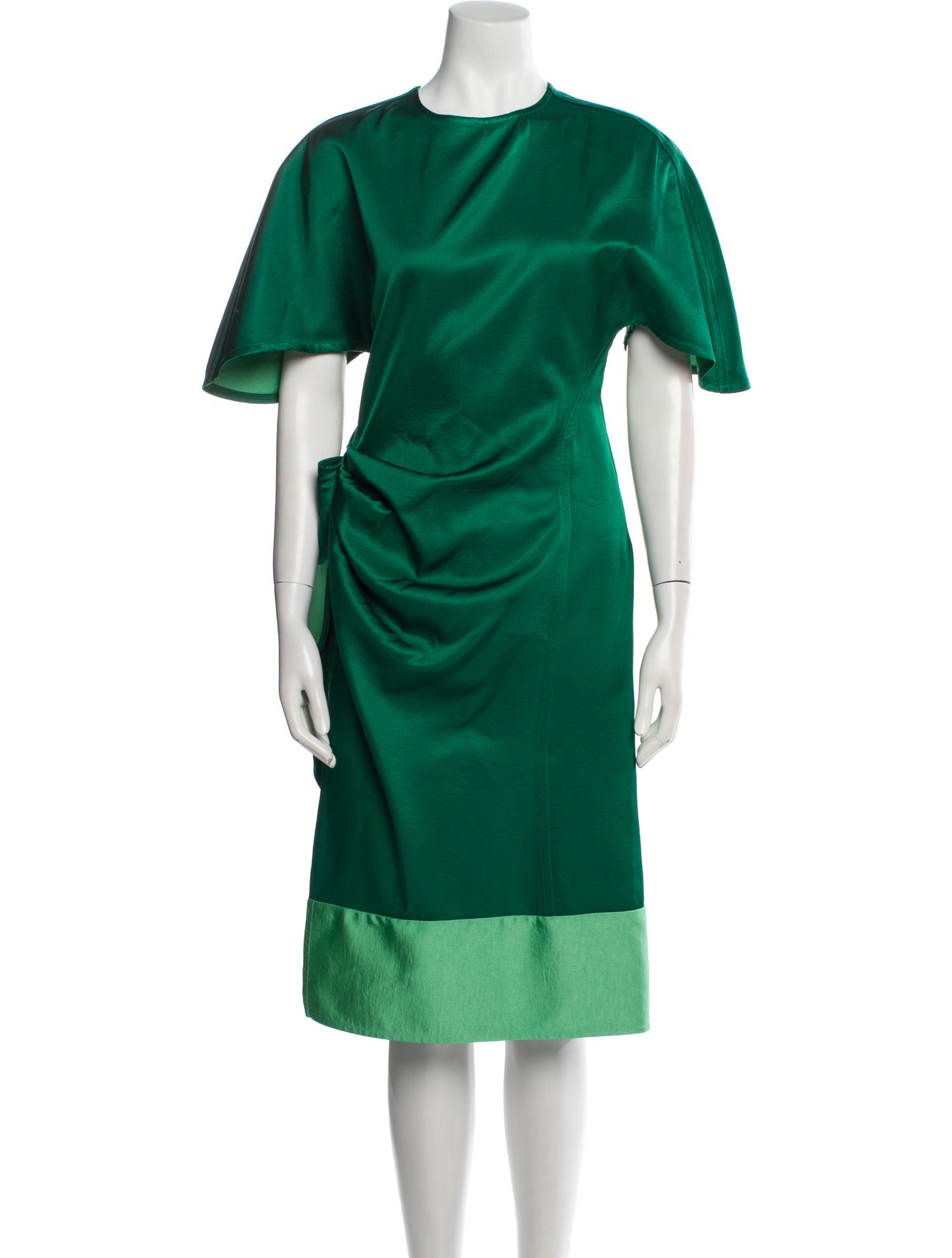 Rosie Assoulin Crew Neck Midi Length Dress