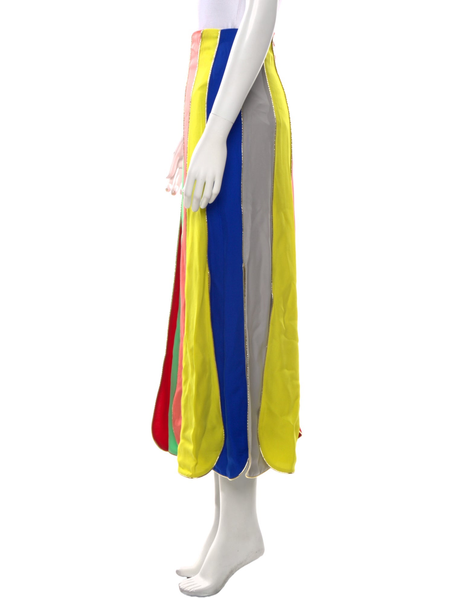 Rosie Assoulin Silk Midi Length Skirt w/ Tags