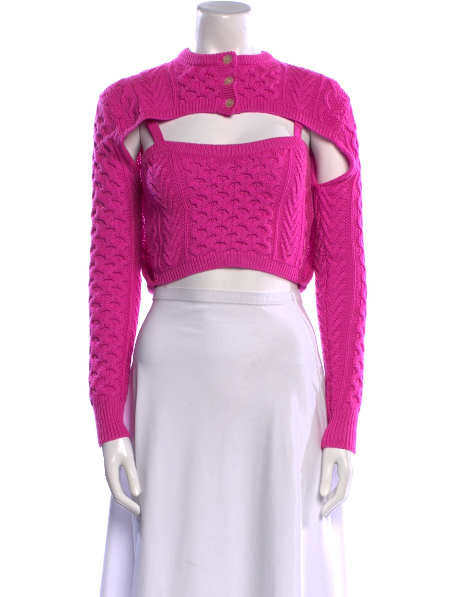 Rosie Assoulin Merino Wool Printed Sweater