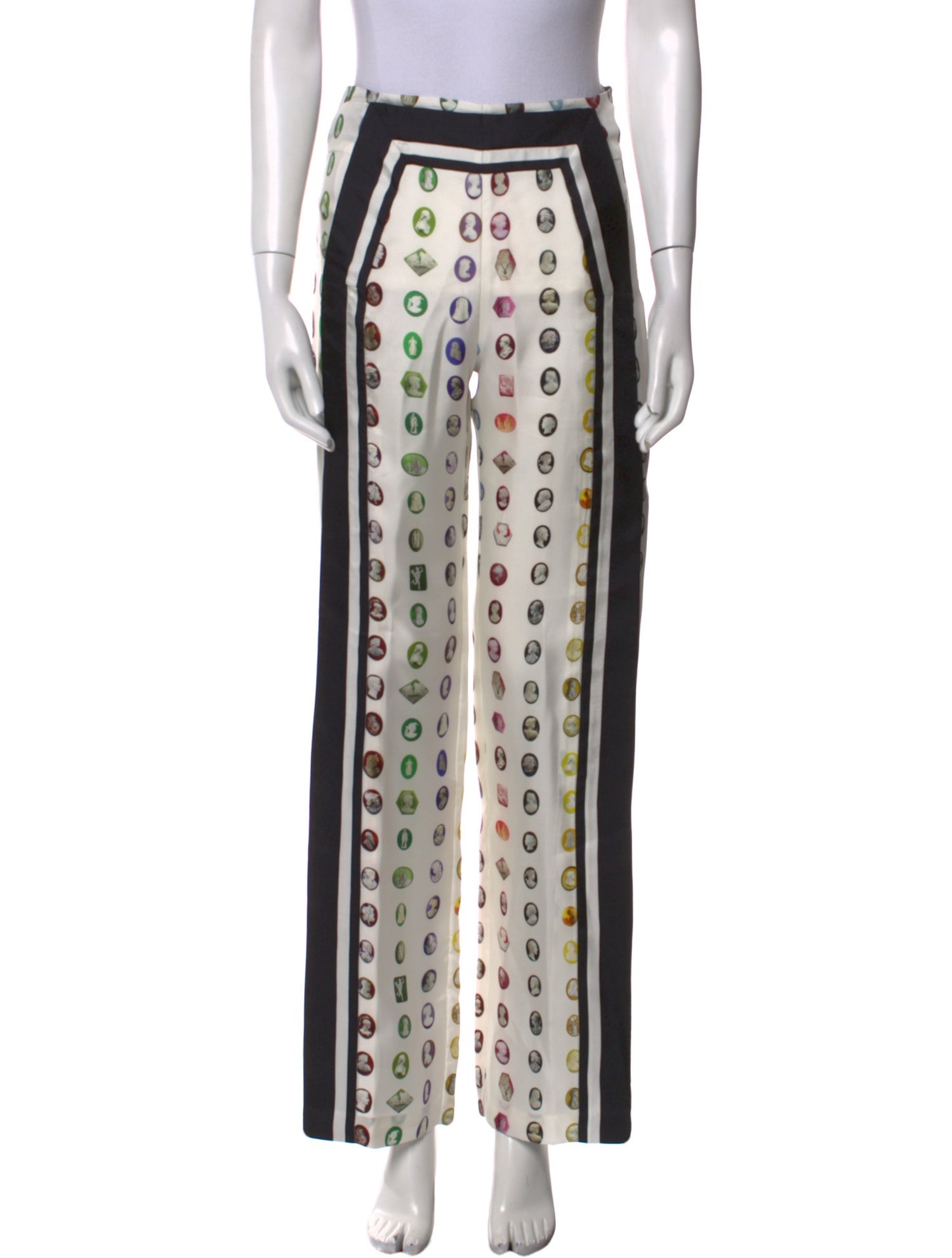 Rosie Assoulin Silk Wide Leg Pants