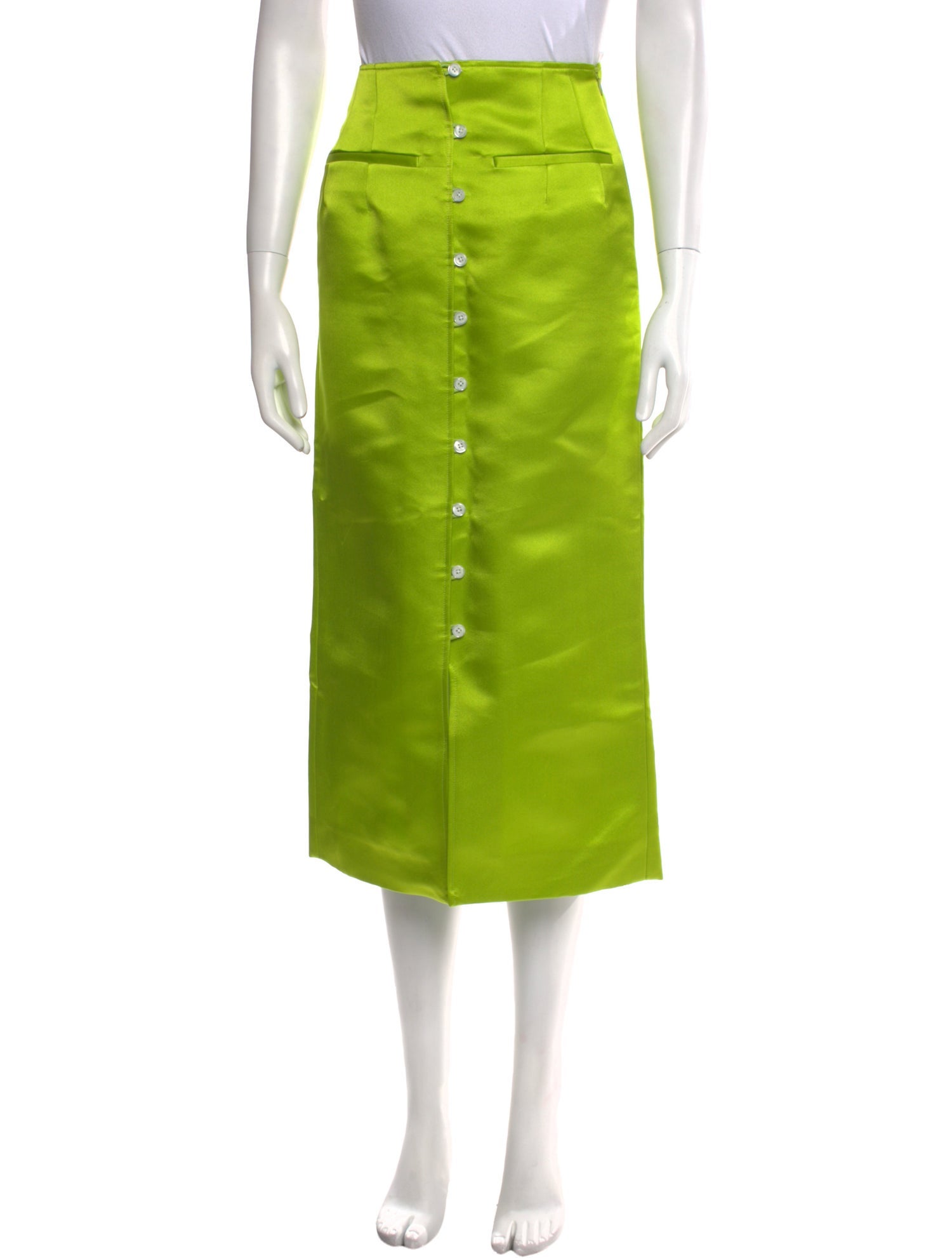 Rosie Assoulin Silk Midi Length Skirt