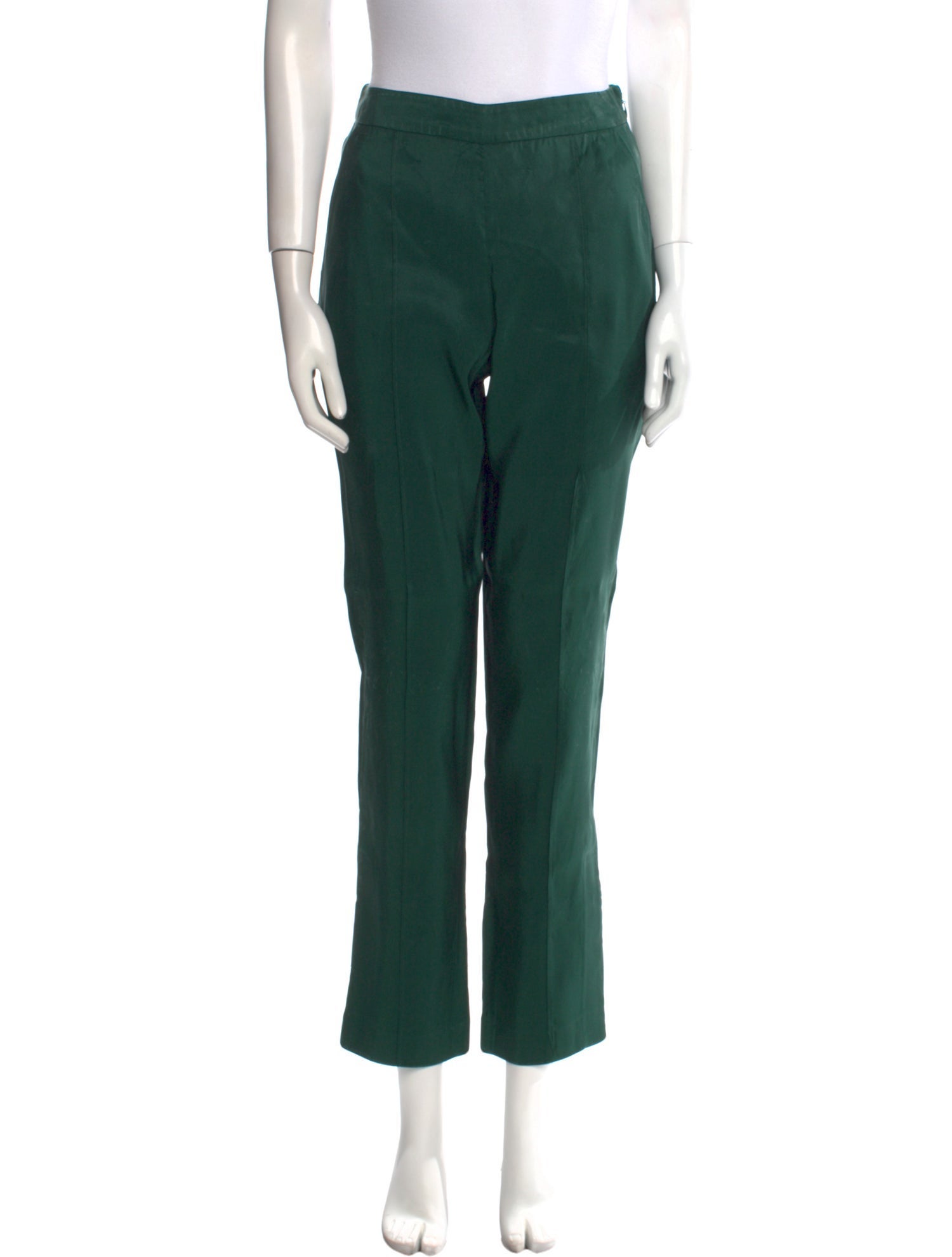 Rosie Assoulin Silk Straight Leg Pants