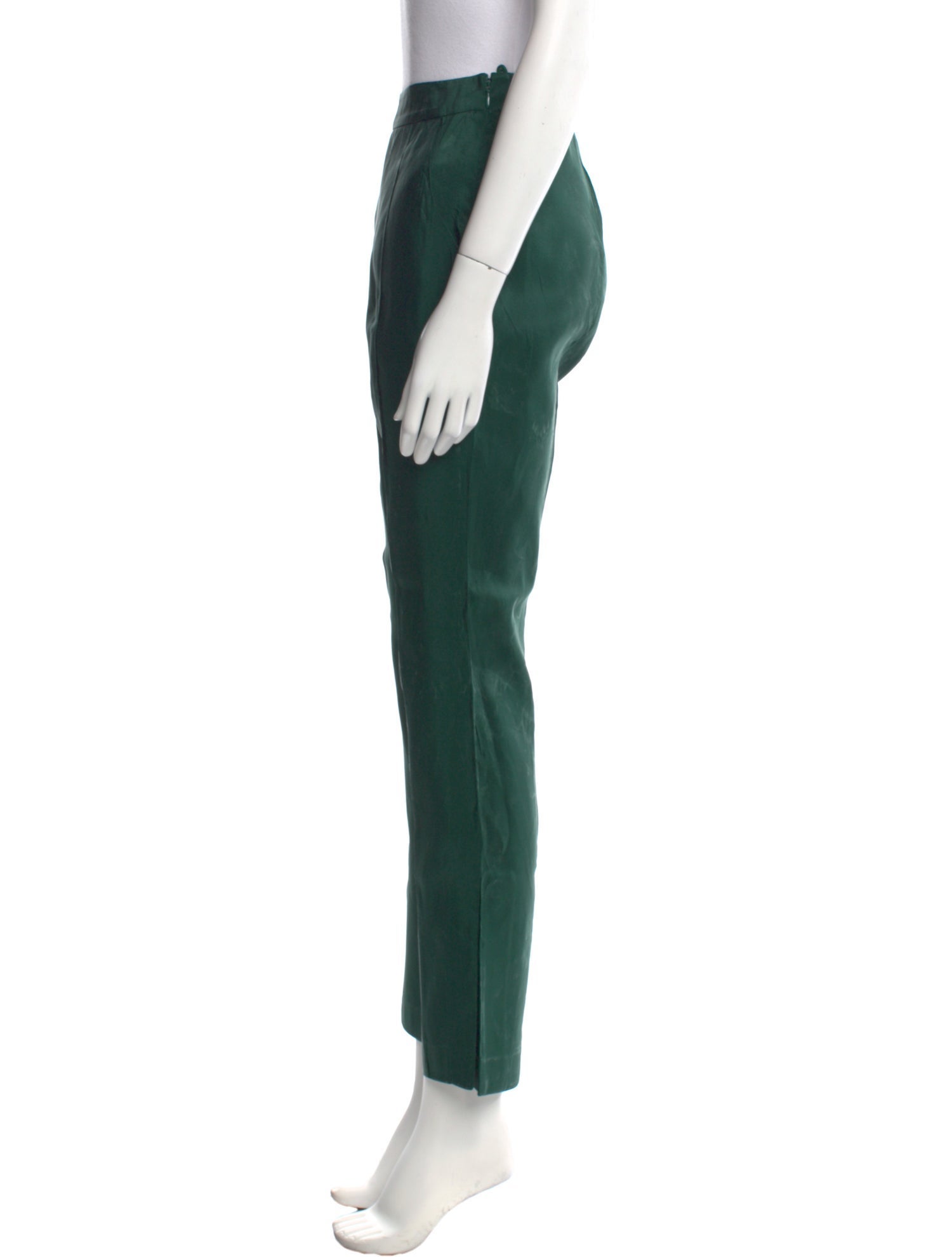 Rosie Assoulin Silk Straight Leg Pants