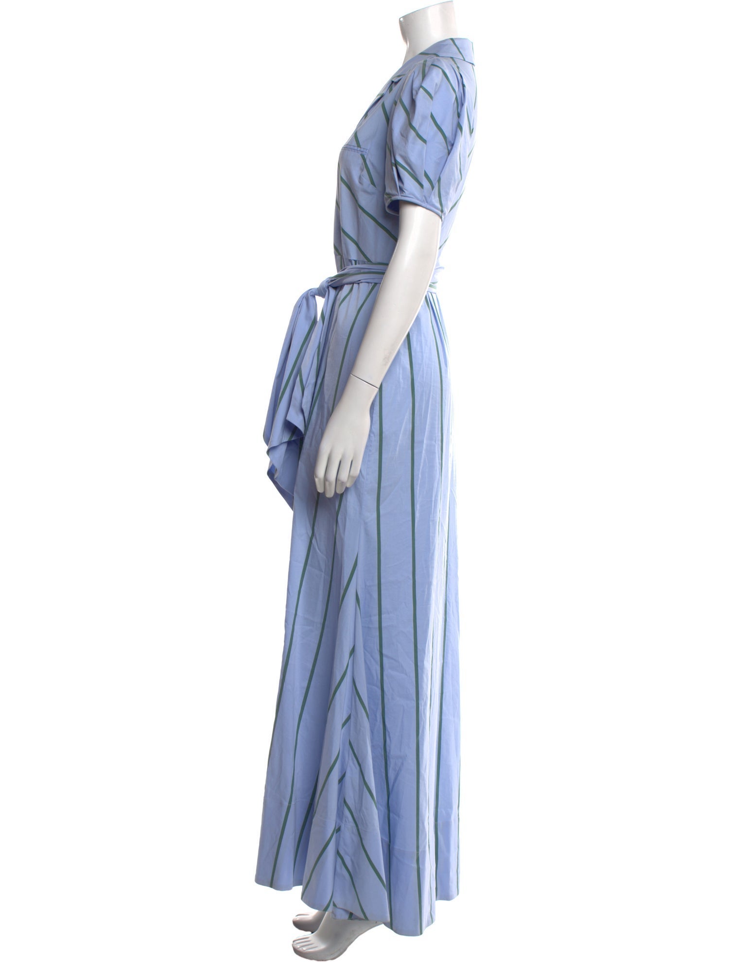 Rosie Assoulin Striped Long Dress