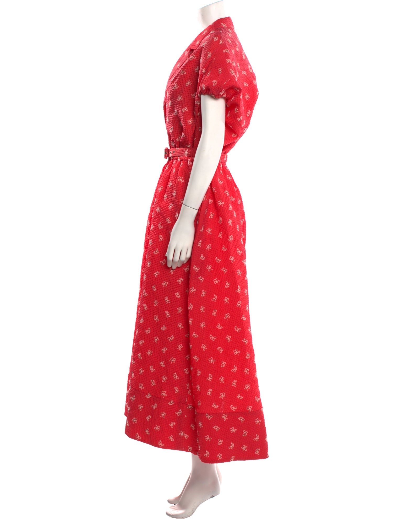 Rosie Assoulin Floral Print Long Dress