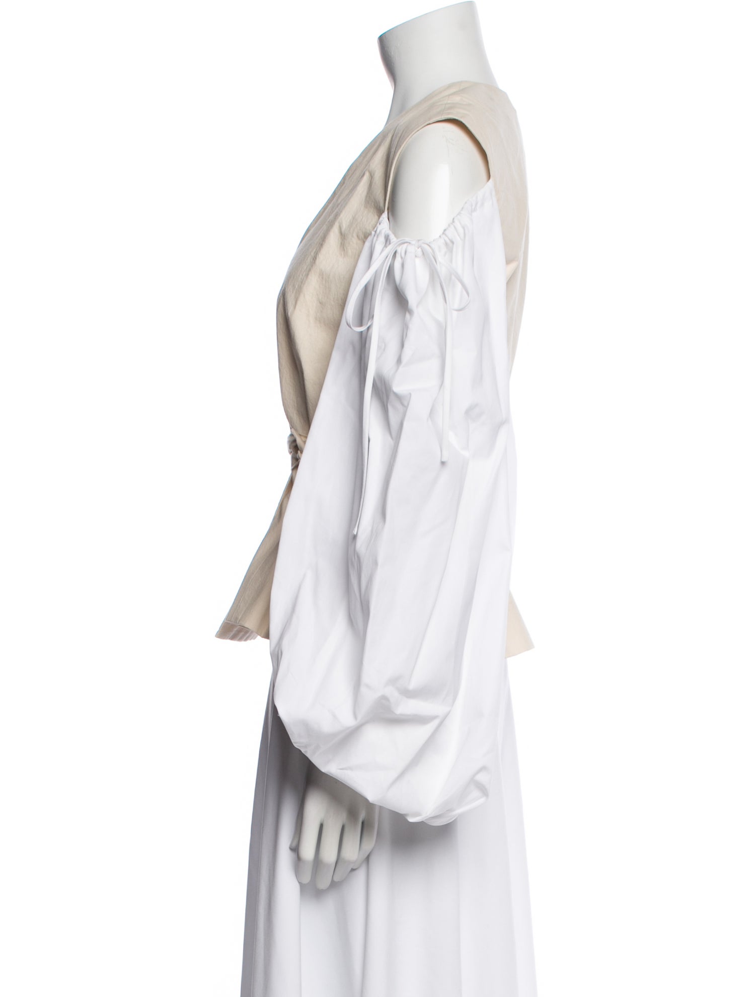 Rosie Assoulin V-Neck Long Sleeve Blouse w/ Tags