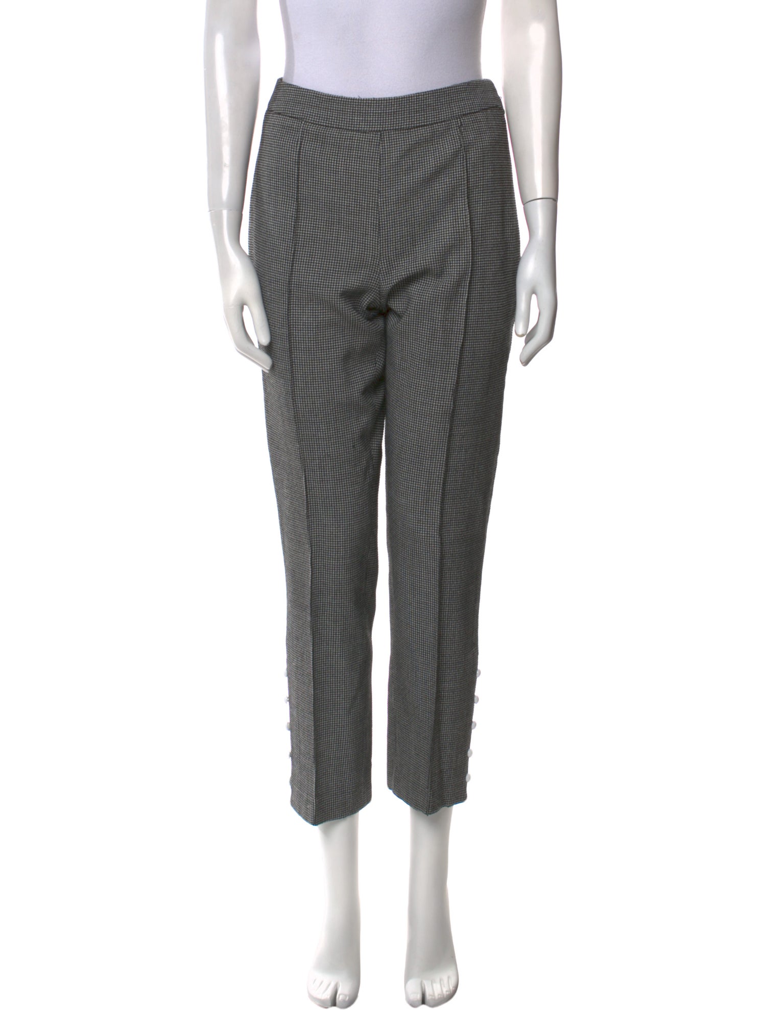 Rosie Assoulin Wool Straight Leg Pants