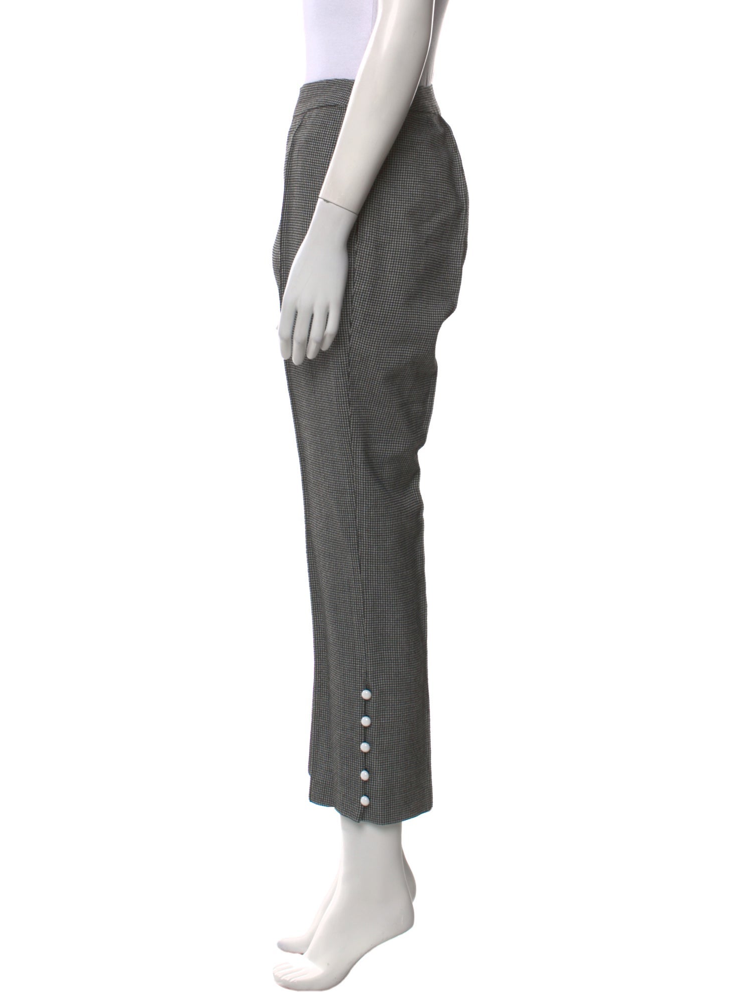 Rosie Assoulin Wool Straight Leg Pants