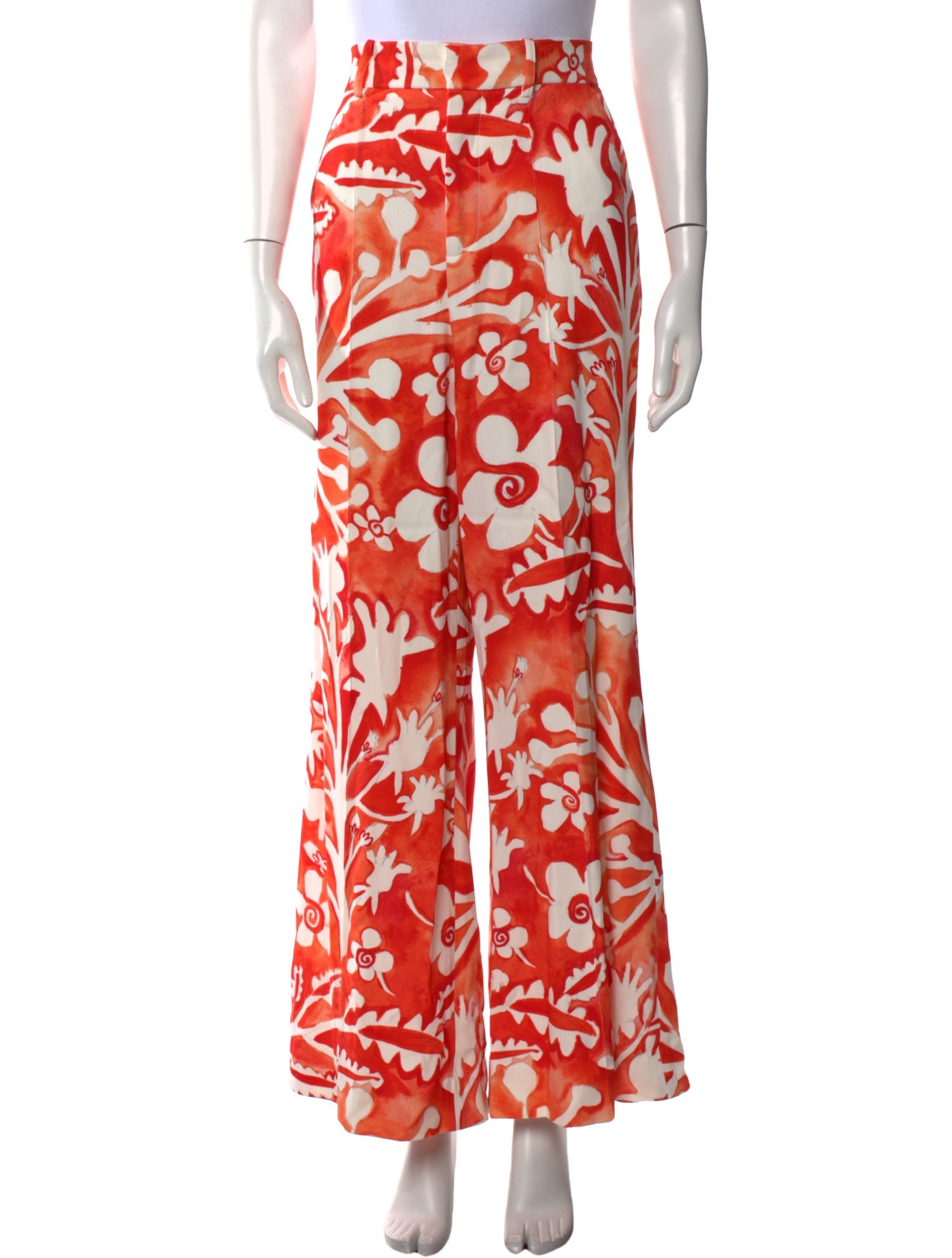 Rosie Assoulin Printed Wide Leg Pants