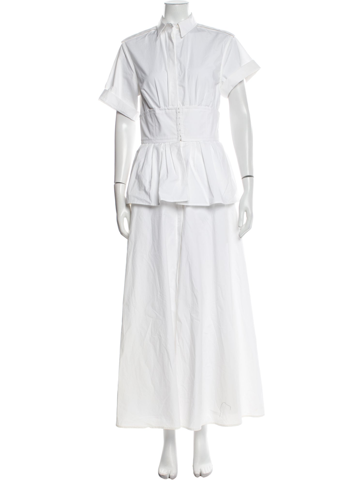 Rosie Assoulin Mock Neck Long Dress