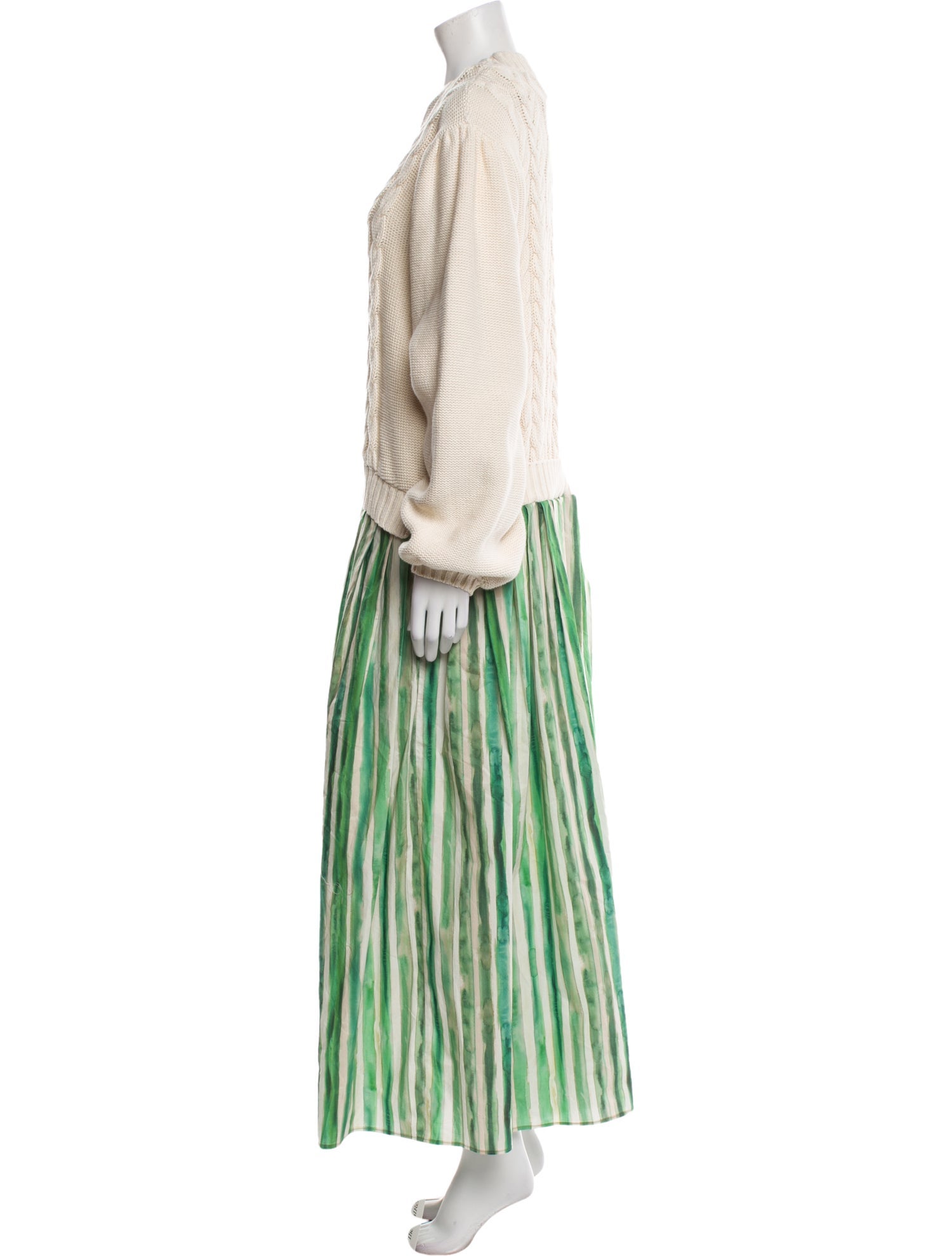 Rosie Assoulin Striped Long Dress w/ Tags