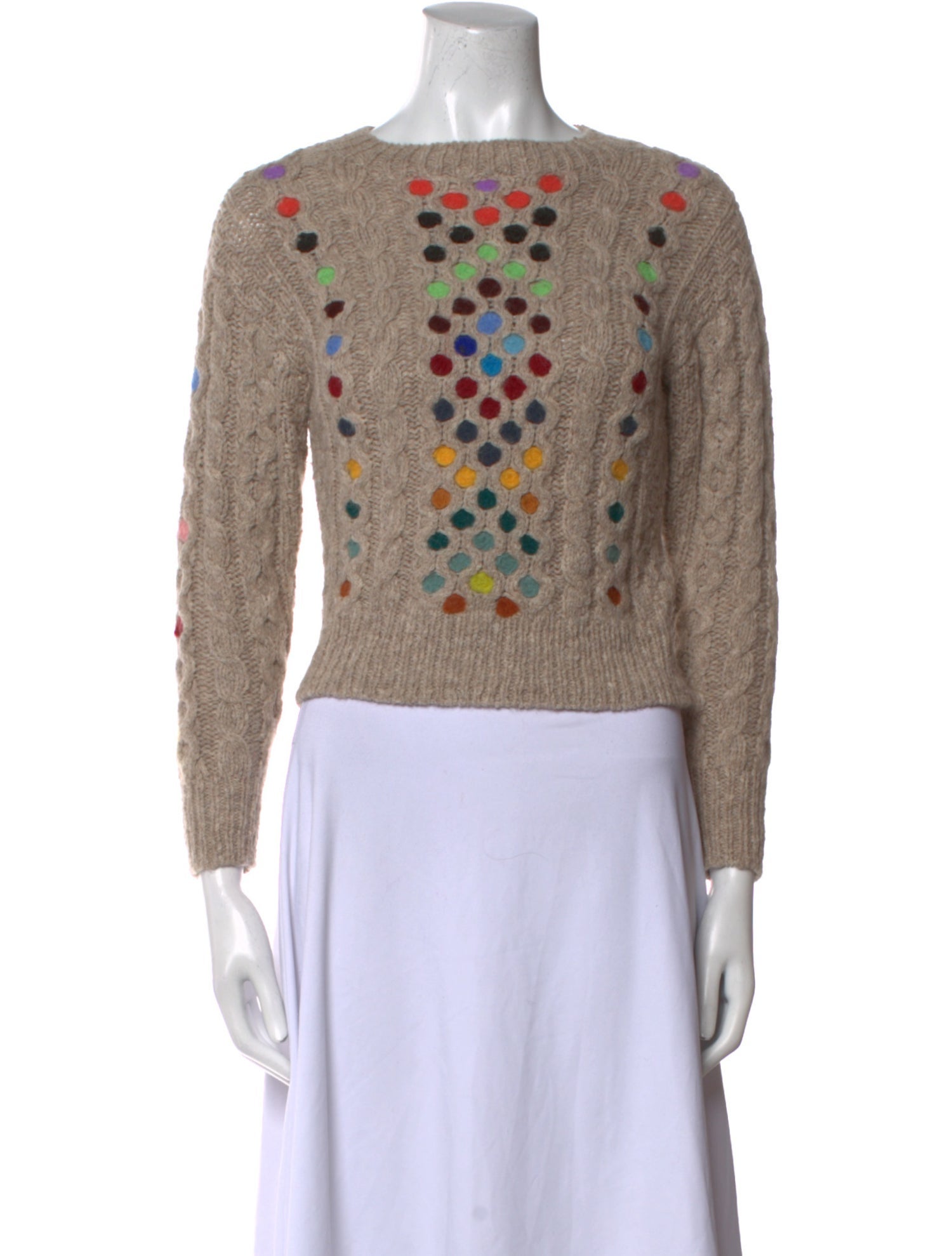 Rosie Assoulin Alpaca Printed Sweater