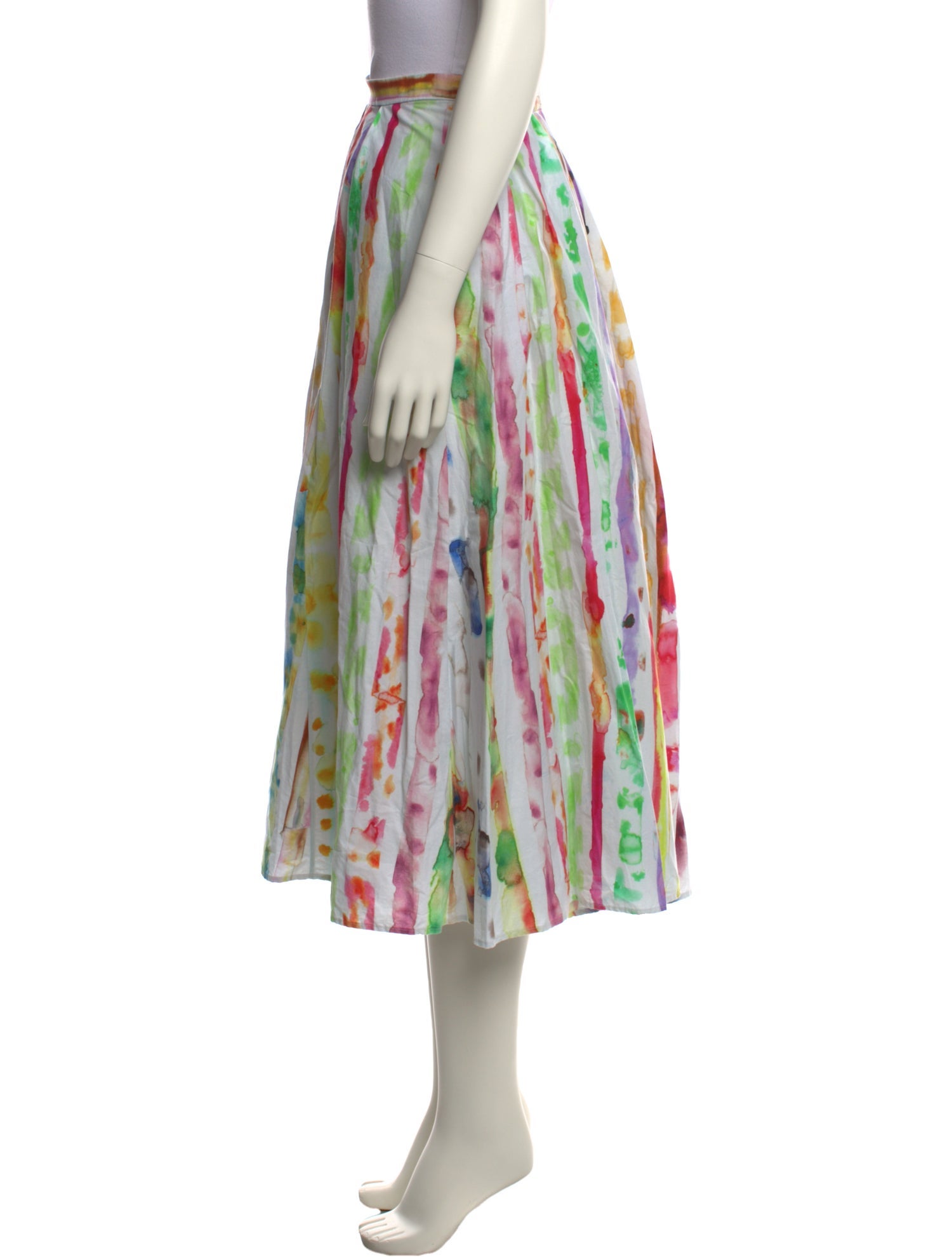 Rosie Assoulin Printed Midi Length Skirt