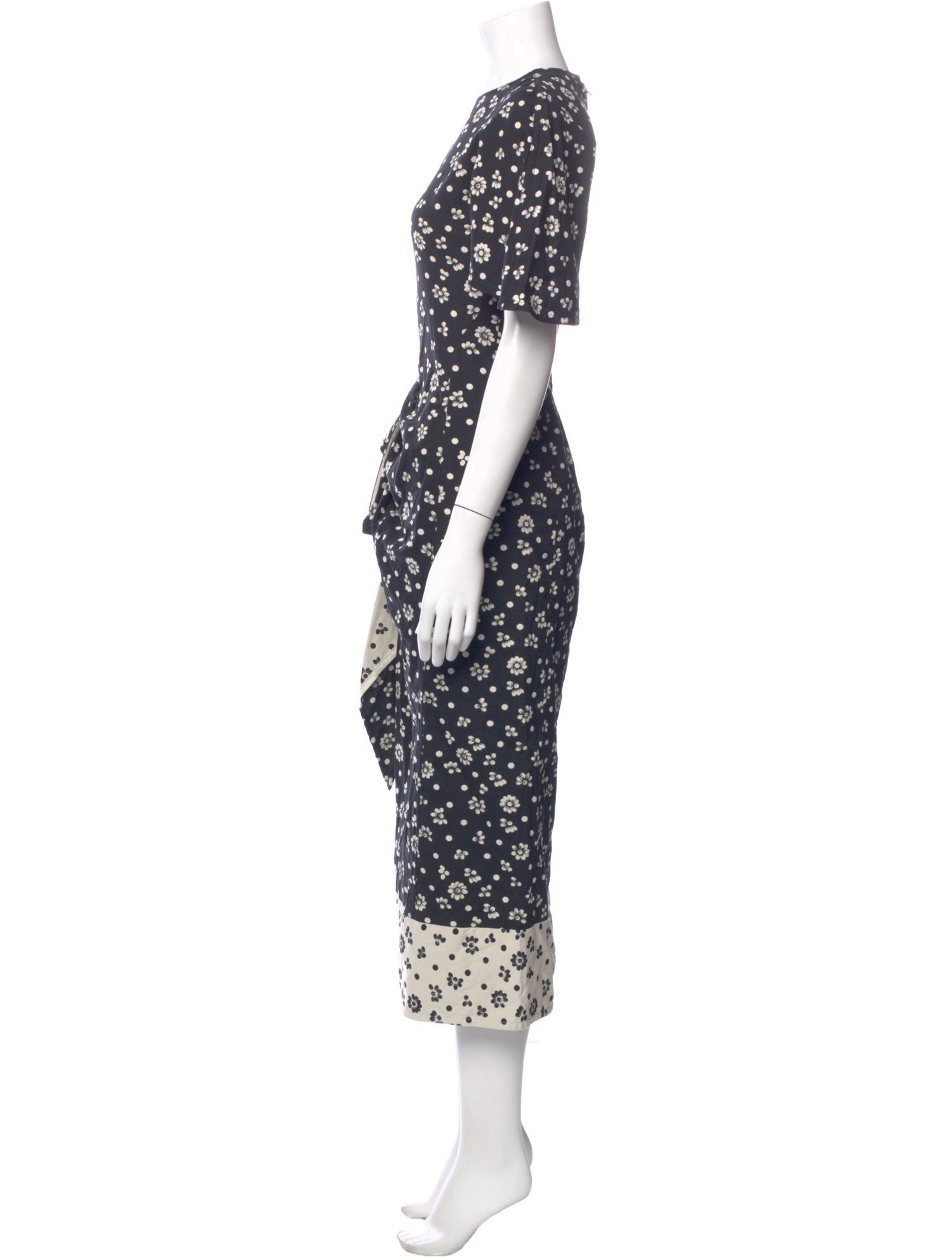 Rosie Assoulin Floral Print Long Dress