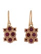 Irene Neuwirth 14K Ruby & Diamond Drop Earrings
