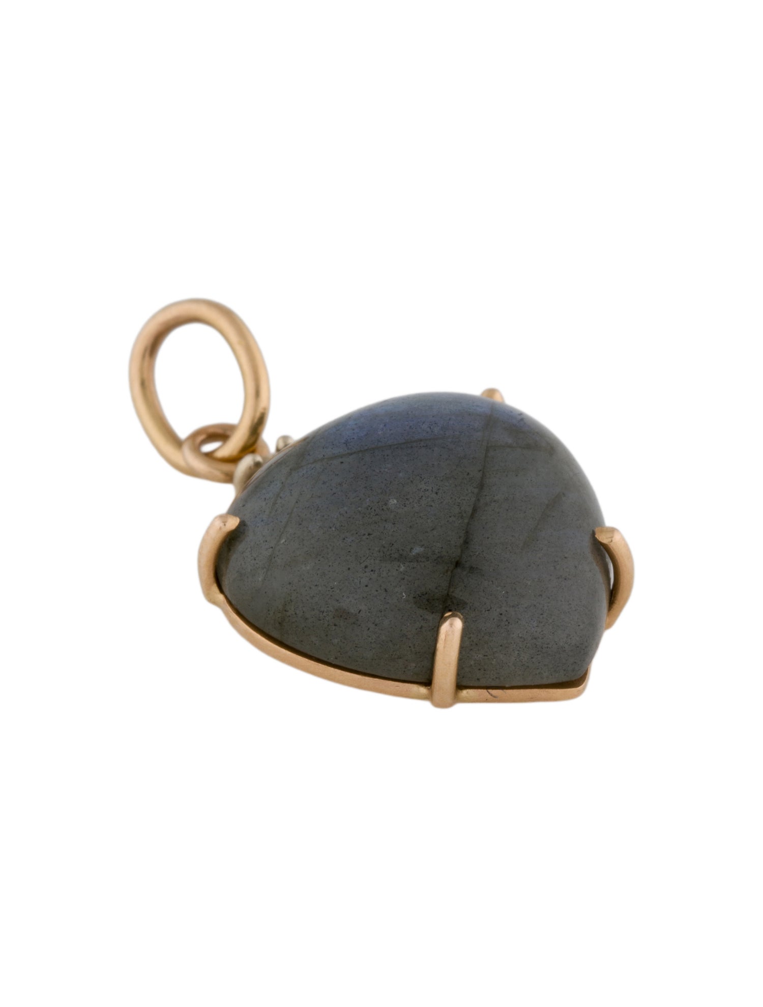 Irene Neuwirth 18K Labradorite & Diamond Heart Pendant